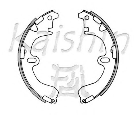 KAISHIN K2285 Тормозные колодоки для TOYOTA COROLLA FX (Тойота/тоета Cоролла инфинити фх) KAISHIN K2285 Тормозные колодоки для TOYOTA COROLLA FX (Тойота/тоета Cоролла инфинити фх)