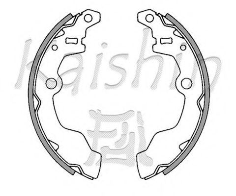 KAISHIN K7728 Тормозные колодоки для SUBARU (Субару) KAISHIN K7728 Тормозные колодоки для SUBARU (Субару)