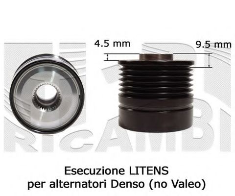 CALIBER 87882 Механизм свободного хода генератора для FIAT PETRA (Фиат Пэтра) CALIBER 87882 Механизм свободного хода генератора для FIAT PETRA (Фиат Пэтра)