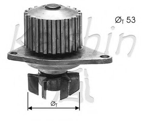 CALIBER WPC344 Водяной насос для PEUGEOT PARTNER PATAGONICA / URBANA (Пежо Партнер патагоника / урбана) CALIBER WPC344 Водяной насос для PEUGEOT PARTNER PATAGONICA / URBANA (Пежо Партнер патагоника / урбана)