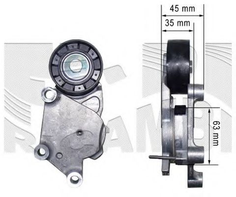 AUTOTEAM A04716 Натяжитель ремня, клиновой зубча для PEUGEOT 5008 (Пежо 5008) AUTOTEAM A04716 Натяжитель ремня, клиновой зубча для PEUGEOT 5008 (Пежо 5008)