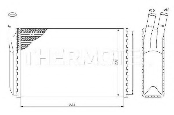 THERMOTEC D6W003TT Теплообменник, отопление салона для VOLKSWAGEN JETTA (Фольксваген Жэтта) THERMOTEC D6W003TT Теплообменник, отопление салона для VOLKSWAGEN JETTA (Фольксваген Жэтта)