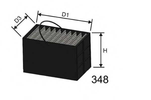 MISFAT M610 Топливный фильтр для MAN FOCL (Ман Фоcл) MISFAT M610 Топливный фильтр для MAN FOCL (Ман Фоcл)