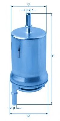 UNICO FILTER FI 6163 Топливный фильтр для VOLKSWAGEN BORA / JETTA V (1K5), GOLF V Variant (1K5), JETTA V (1K5), VENTO V (1K5) 1.4 TSI UNICO FILTER FI 6163 Топливный фильтр для VOLKSWAGEN BORA / JETTA V (1K5), GOLF V Variant (1K5), JETTA V (1K5), VENTO V (1K5) 1.4 TSI