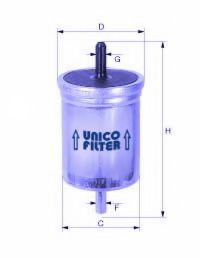 UNICO FILTER FI 8158/1 Топливный фильтр для RENAULT (Рено) UNICO FILTER FI 8158/1 Топливный фильтр для RENAULT (Рено)