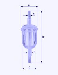 UNICO FILTER FI 3104/2 Топливный фильтр для ZAZ SLAVUTA (Заз Слаvута) UNICO FILTER FI 3104/2 Топливный фильтр для ZAZ SLAVUTA (Заз Слаvута)