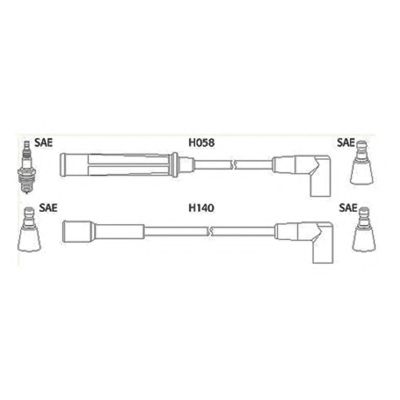 HITACHI 134360 Комплект проводов зажигания для RENAULT MEGANE I (Рено Меган 1) HITACHI 134360 Комплект проводов зажигания для RENAULT MEGANE I (Рено Меган 1)