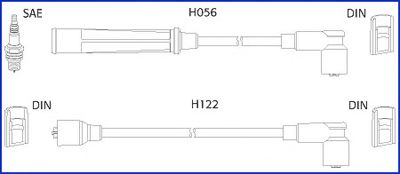 HITACHI 134474 Комплект проводов зажигания для VOLKSWAGEN CARIBE I (Фольксваген Cарибэ и) HITACHI 134474 Комплект проводов зажигания для VOLKSWAGEN CARIBE I (Фольксваген Cарибэ и)
