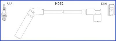 HITACHI 134478 Комплект проводов зажигания для HYUNDAI EXCEL (Хендай Эxcэл) HITACHI 134478 Комплект проводов зажигания для HYUNDAI EXCEL (Хендай Эxcэл)