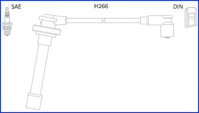 HITACHI 134521 Комплект проводов зажигания для NISSAN PRIMERA (Ниссан Примера) HITACHI 134521 Комплект проводов зажигания для NISSAN PRIMERA (Ниссан Примера)