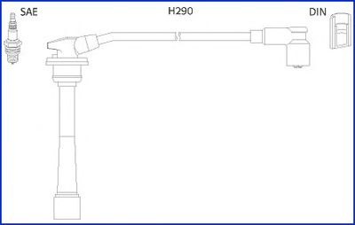 HITACHI 134528 Комплект проводов зажигания для HYUNDAI ELANTRA II (Хендай Элантра 2) HITACHI 134528 Комплект проводов зажигания для HYUNDAI ELANTRA II (Хендай Элантра 2)