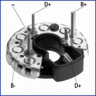 HITACHI 139113 Выпрямитель, генератор для VOLVO FL 10 (Вольво Фл 10)
