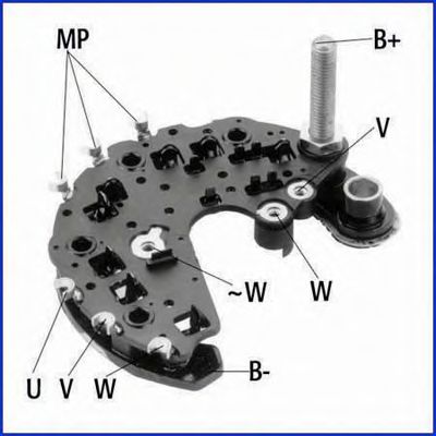 HITACHI 139724 Выпрямитель, генератор для RENAULT SAFRANE II (Рено Сафран 2) HITACHI 139724 Выпрямитель, генератор для RENAULT SAFRANE II (Рено Сафран 2)