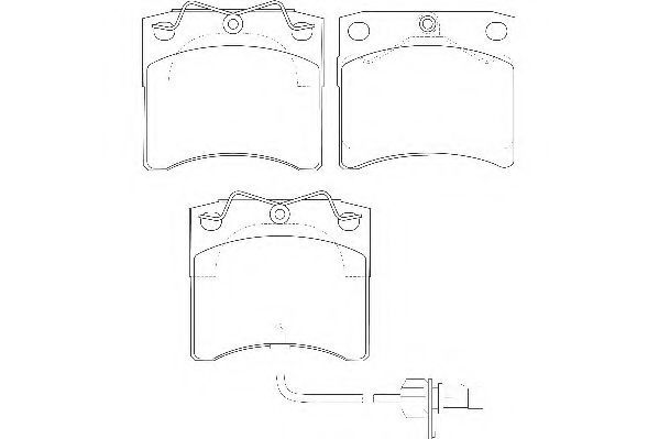 WAGNER WBP20651A Тормозные колодки для VOLKSWAGEN (Фольксваген) WAGNER WBP20651A Тормозные колодки для VOLKSWAGEN (Фольксваген)