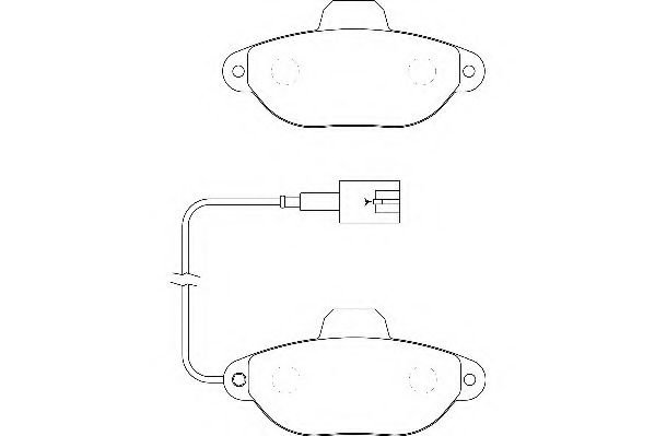 WAGNER WBP21436C Тормозные колодки для FIAT 500 (Фиат 500) WAGNER WBP21436C Тормозные колодки для FIAT 500 (Фиат 500)