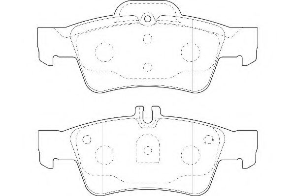 WAGNER WBP23334A Тормозные колодки для MERCEDESBENZ (Мерседес бенц) WAGNER WBP23334A Тормозные колодки для MERCEDESBENZ (Мерседес бенц)