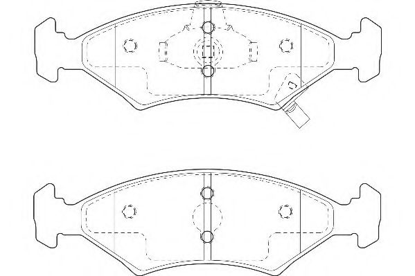 WAGNER WBP23384A Тормозные колодки для KIA SPORTAGE (Киа Спортейдж) WAGNER WBP23384A Тормозные колодки для KIA SPORTAGE (Киа Спортейдж)
