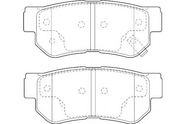 WAGNER WBP23543A Тормозные колодки для HYUNDAI GRANDEUR (Хендай Грандэур) WAGNER WBP23543A Тормозные колодки для HYUNDAI GRANDEUR (Хендай Грандэур)