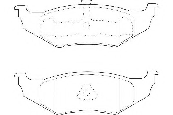 WAGNER WBP23561A Тормозные колодки для DODGE CARAVAN (Додж Караван) WAGNER WBP23561A Тормозные колодки для DODGE CARAVAN (Додж Караван)