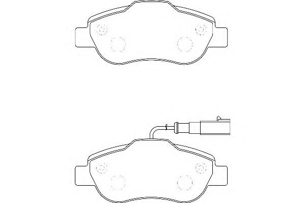 WAGNER WBP24072B Тормозные колодки для FIAT 500 (Фиат 500) WAGNER WBP24072B Тормозные колодки для FIAT 500 (Фиат 500)