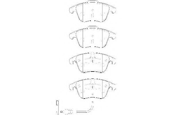 WAGNER WBP24333A Тормозные колодки для VOLKSWAGEN (Фольксваген) WAGNER WBP24333A Тормозные колодки для VOLKSWAGEN (Фольксваген)