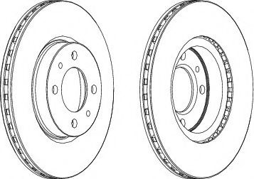 WAGNER WGR0521-1 Тормозной диск для FIAT (Фиат) WAGNER WGR0521-1 Тормозной диск для FIAT (Фиат)