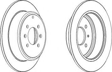 WAGNER WGR0869-1 Тормозной диск для PEUGEOT 406 (Пежо 406) WAGNER WGR0869-1 Тормозной диск для PEUGEOT 406 (Пежо 406)