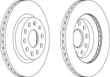 WAGNER WGR1223-1 Тормозной диск для SEAT (Сеат) WAGNER WGR1223-1 Тормозной диск для SEAT (Сеат)