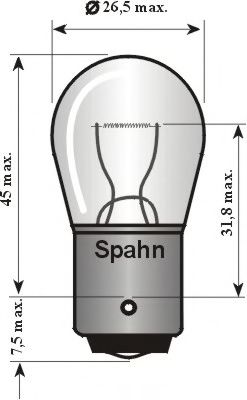 SPAHN GLÜHLAMPEN 4010 Лампа накаливания для MAN M 90 (Ман М 90) SPAHN GLÜHLAMPEN 4010 Лампа накаливания для MAN M 90 (Ман М 90)