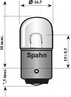 SPAHN GLÜHLAMPEN 4525 Лампа накаливания для DAF 55 (Даф 55) SPAHN GLÜHLAMPEN 4525 Лампа накаливания для DAF 55 (Даф 55)