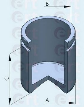 ERT 150516-C Поршень, корпус скобы тормоза для MITSUBISHI MONTERO SPORT II (Митсубиши/митсубиси Монтэро спорт 2)