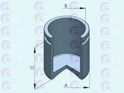 ERT 151216-C Поршень, корпус скобы тормоза для CHEVROLET CAPTIVA (Шевроле Каптива) ERT 151216-C Поршень, корпус скобы тормоза для CHEVROLET CAPTIVA (Шевроле Каптива)