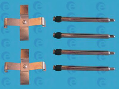 ERT 420018 Комплектующие, колодки дискового тормоза 