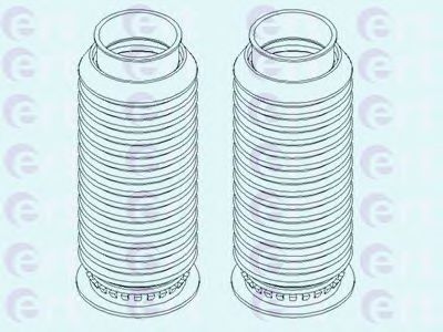 ERT 102022 Комплект пылника, рулевое управление 