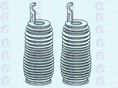 ERT 102031 Комплект пылника, рулевое управление 