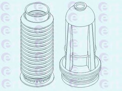 ERT 102032 Комплект пылника, рулевое управление 