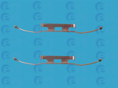 ERT 420014 Комплектующие, колодки дискового тормоза 