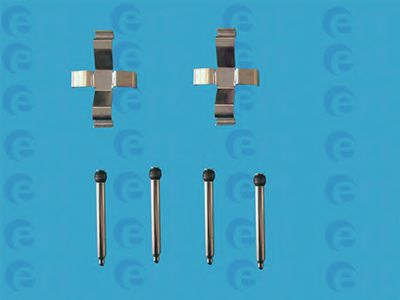 ERT 420022 Комплектующие, колодки дискового тормоза 