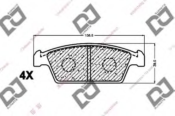 DJ PARTS BP1292 Тормозные колодки для DAEWOO (Дэу) DJ PARTS BP1292 Тормозные колодки для DAEWOO (Дэу)