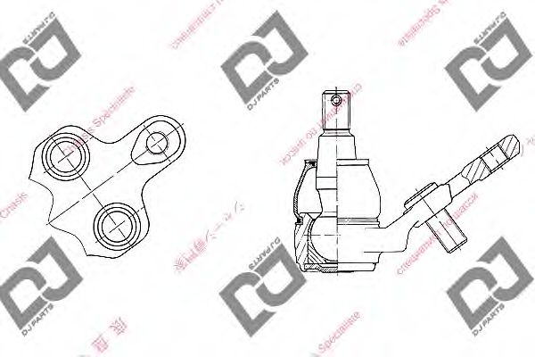 DJ PARTS DB1000 Несущий направляющий шарнир для TOYOTA SCEPTER (Тойота/тоета Сcэптэр) DJ PARTS DB1000 Несущий направляющий шарнир для TOYOTA SCEPTER (Тойота/тоета Сcэптэр)