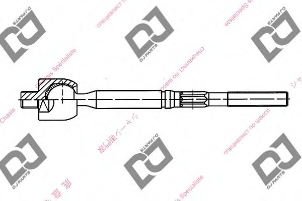 DJ PARTS DR1219 Осевой шарнир, рулевая тяга для NISSAN TIIDA (Ниссан Т2да) DJ PARTS DR1219 Осевой шарнир, рулевая тяга для NISSAN TIIDA (Ниссан Т2да)