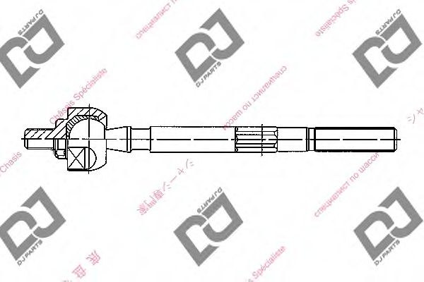 DJ PARTS DR1116 Осевой шарнир, рулевая тяга для FIAT STRADA II (Фиат Страда 2) DJ PARTS DR1116 Осевой шарнир, рулевая тяга для FIAT STRADA II (Фиат Страда 2)