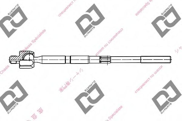 DJ PARTS DR1126 Осевой шарнир, рулевая тяга для VOLKSWAGEN RABBIT V (Фольксваген Раббит v) DJ PARTS DR1126 Осевой шарнир, рулевая тяга для VOLKSWAGEN RABBIT V (Фольксваген Раббит v)