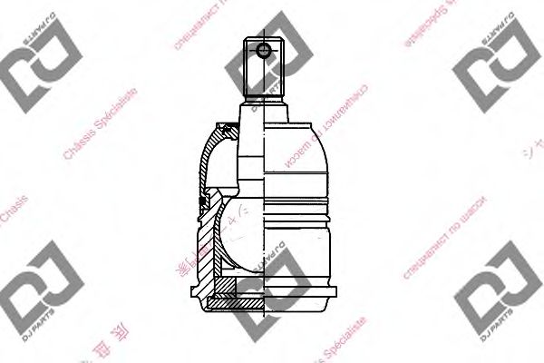 DJ PARTS DB1048 Несущий направляющий шарнир для ROVER 400 (Ровер 400) DJ PARTS DB1048 Несущий направляющий шарнир для ROVER 400 (Ровер 400)