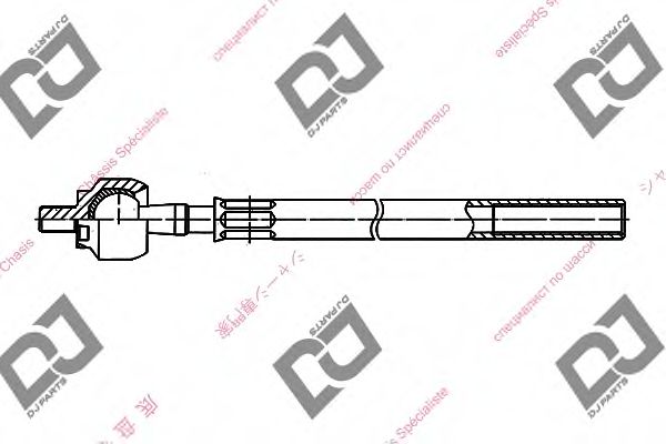 DJ PARTS DR1077 Осевой шарнир, рулевая тяга для PEUGEOT 205 II (Пежо 205 2) DJ PARTS DR1077 Осевой шарнир, рулевая тяга для PEUGEOT 205 II (Пежо 205 2)