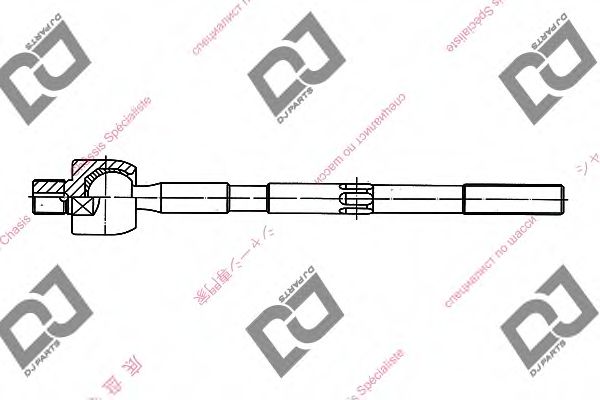 DJ PARTS DR1033 Осевой шарнир, рулевая тяга для MITSUBISHI ECLIPSE I (Митсубиши/митсубиси Эcлипсэ и) DJ PARTS DR1033 Осевой шарнир, рулевая тяга для MITSUBISHI ECLIPSE I (Митсубиши/митсубиси Эcлипсэ и)