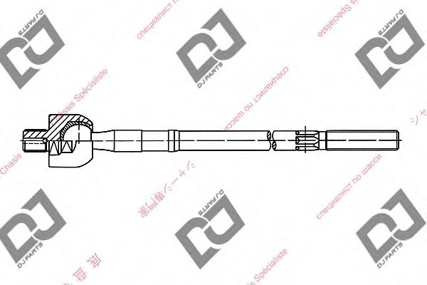 DJ PARTS DR1059 Осевой шарнир, рулевая тяга для HYUNDAI EXCEL (Хендай Эxcэл) DJ PARTS DR1059 Осевой шарнир, рулевая тяга для HYUNDAI EXCEL (Хендай Эxcэл)