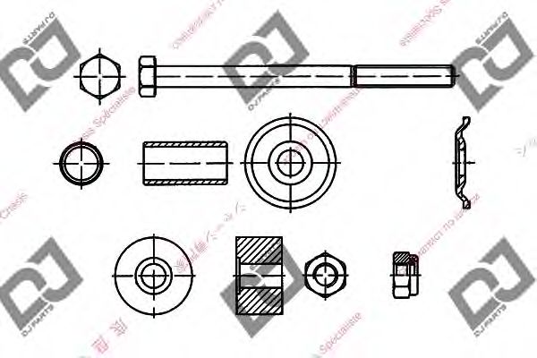 DJ PARTS DL1322 Тяга стойка, стабилизатор для DAIHATSU TERIOS (Дайхатсу Тэриос) DJ PARTS DL1322 Тяга стойка, стабилизатор для DAIHATSU TERIOS (Дайхатсу Тэриос)
