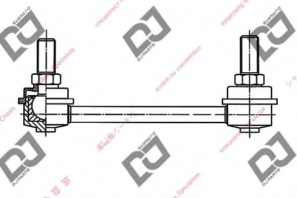 DJ PARTS DL1291 Тяга стойка, стабилизатор для NISSAN (Ниссан) DJ PARTS DL1291 Тяга стойка, стабилизатор для NISSAN (Ниссан)