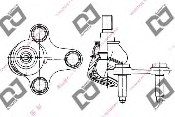DJ PARTS DB1169 Несущий направляющий шарнир для VOLKSWAGEN BORA / JETTA V (1K5), GOLF V Variant (1K5), JETTA V (1K5), VENTO V (1K5) 1.4 TSI DJ PARTS DB1169 Несущий направляющий шарнир для VOLKSWAGEN BORA / JETTA V (1K5), GOLF V Variant (1K5), JETTA V (1K5), VENTO V (1K5) 1.4 TSI